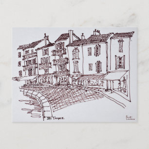 Carte Postale Front de mer de Saint-Tropez Saint-Tropez, Franc