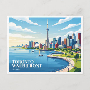 Carte Postale Front de mer de Toronto Canada