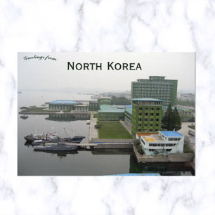 Carte Postale Front de mer de Wonsan Corée du Nord