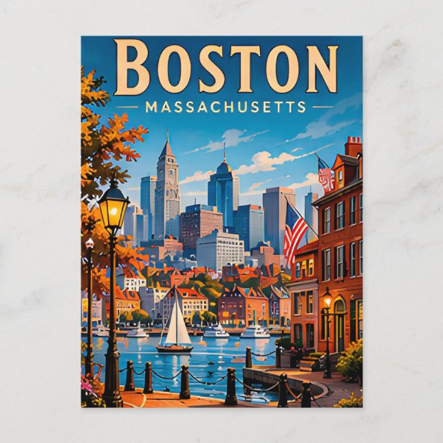 Carte Postale Front de mer historique et vue imprenable sur Bost (Devant)