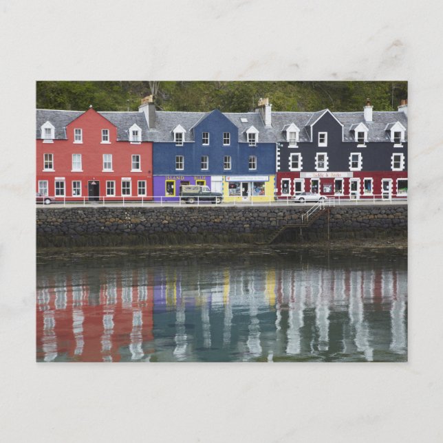 Carte Postale Front de mer, Tobermory, île de Mull, Écosse, (Devant)
