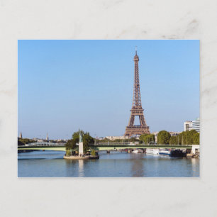 Carte Postale Front de Seine et Tour Eiffel - Paris, France