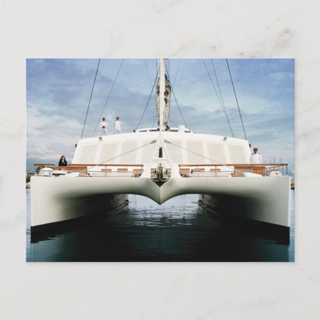 Carte Postale Front Sur Catamaran (Devant)