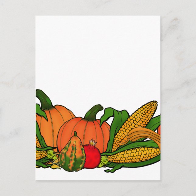 Carte Postale frontière d'automne (Devant)