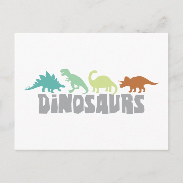 Carte Postale Frontière de Dinosaur (Devant)