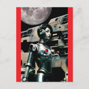 Carte Postale Frontière de sa carrière spatiale - Ken Gage Art