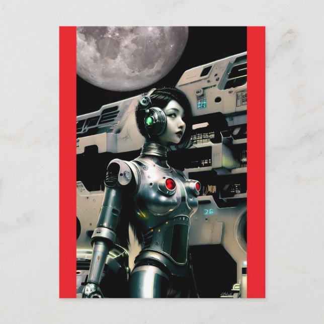 Carte Postale Frontière de sa carrière spatiale - Ken Gage Art (Devant)