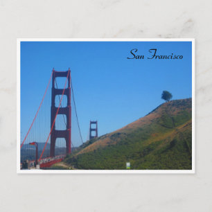 Carte Postale frontière de san fran golden gate