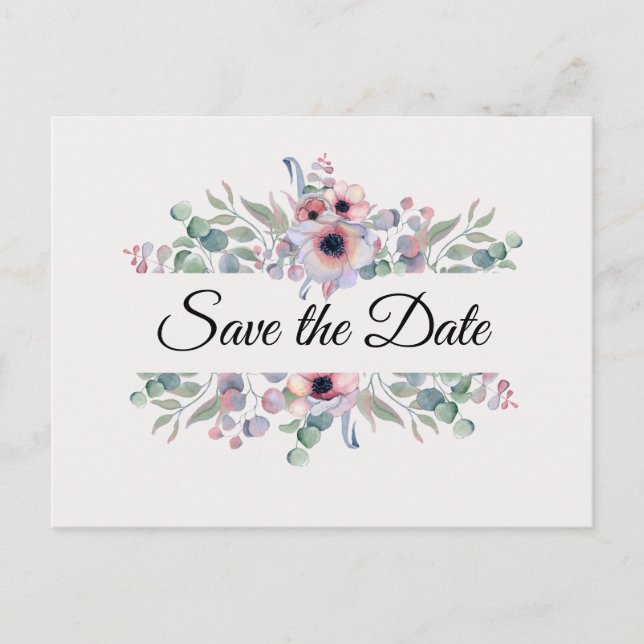 Carte Postale Frontière des pivoines. (Devant)