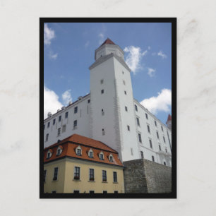 Carte Postale frontière du château de bratislava
