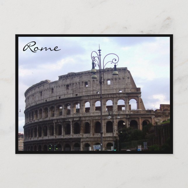 Carte Postale frontière du colisée rome (Devant)