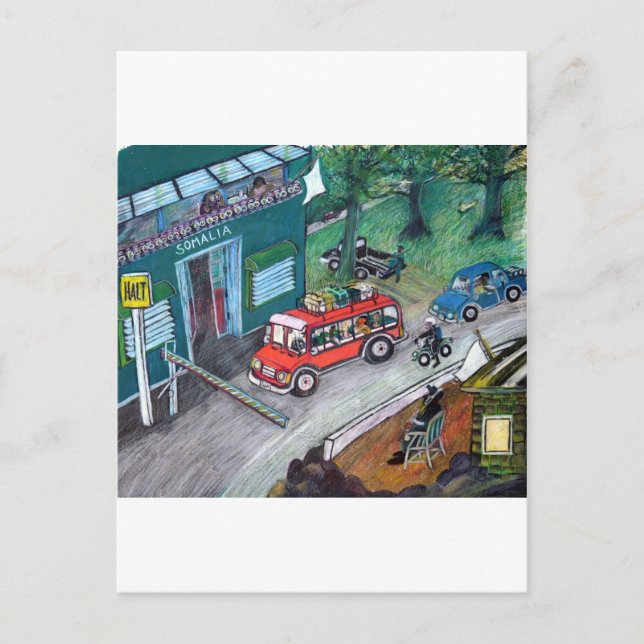 Carte Postale Frontière Somalie (Devant)