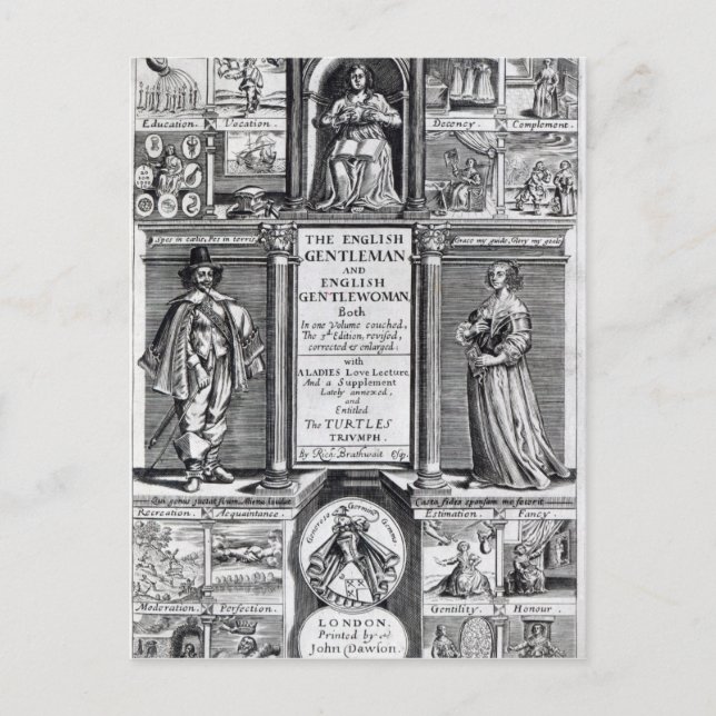 Carte Postale Frontispiece à 'The English Gentleman (Devant)