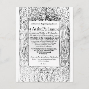 Carte Postale Frontispiece à un compte du parlement