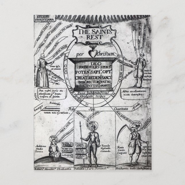 Carte Postale Frontispiece, 'Les Saints, un repos éternel' (Devant)