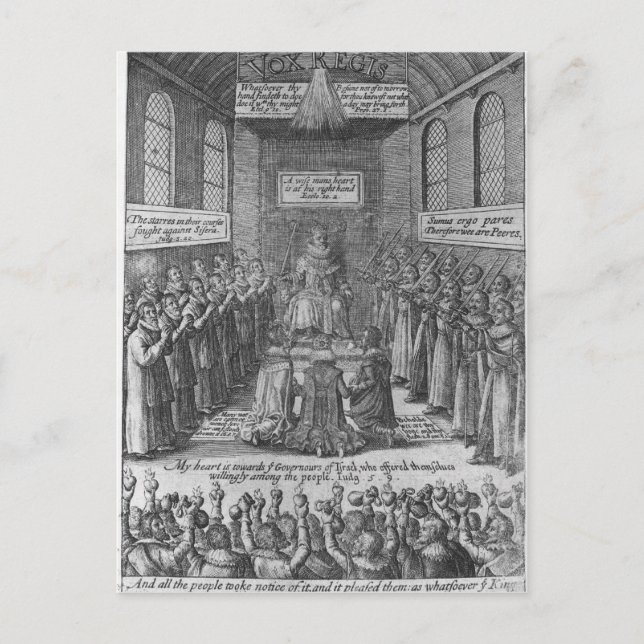 Carte Postale Frontispiece to 'Vox Regis' de Thomas Scott (Devant)