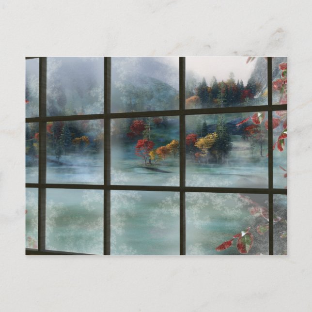 Carte postale Frost Automne Cwm (Devant)