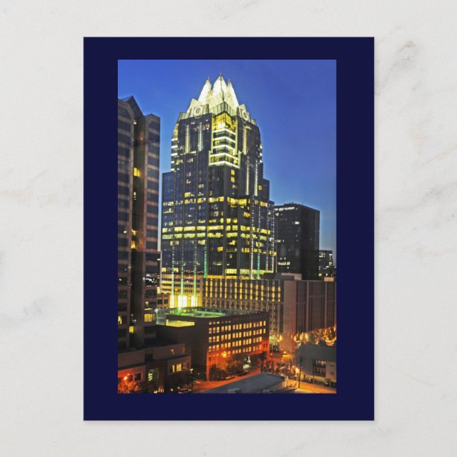 Carte Postale Frost Bank Tower, Austin, Texas, États-Unis (Devant)