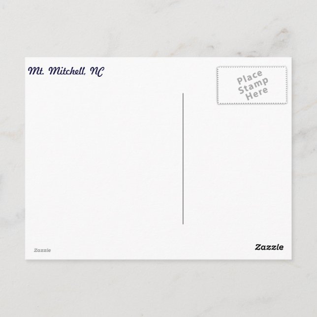 Carte Postale Frost d'hiver (Dos)