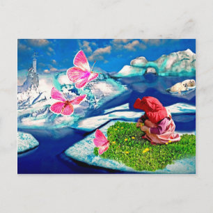 Carte Postale Frühling am Nordpol