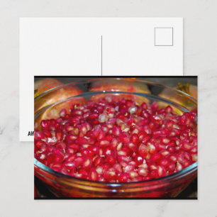 Carte Postale Fruit de Grenade dans un Bol
