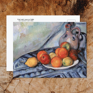 Carte Postale Fruit de jug en grès Paul Cezanne