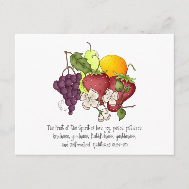 Carte Postale Fruit de l'Esprit (Devant)