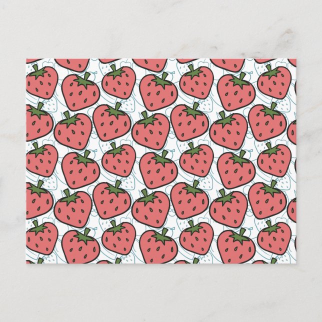 Carte Postale Fruit motif transparent | motif de surface de frui (Devant)
