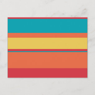 Carte Postale Fruit Tropical Tonal Stripes