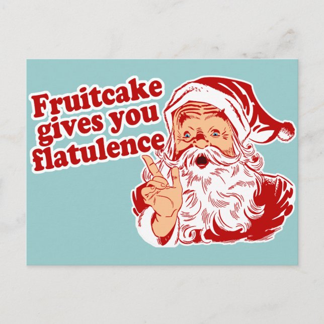 Carte Postale Fruitcake Vous Donne Flatulence (Devant)
