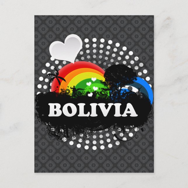 Carte Postale Fruité mignonne Bolivie (Devant)