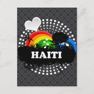 Carte Postale Fruité mignonne Haïti