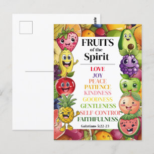 Carte Postale Fruits de l'Esprit