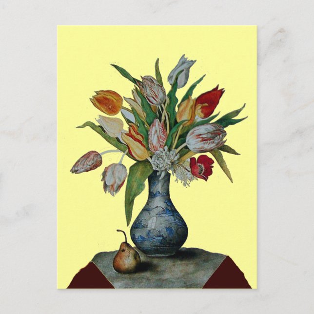 CARTE POSTALE FRUITS DE SAISON - TULIPES (Devant)