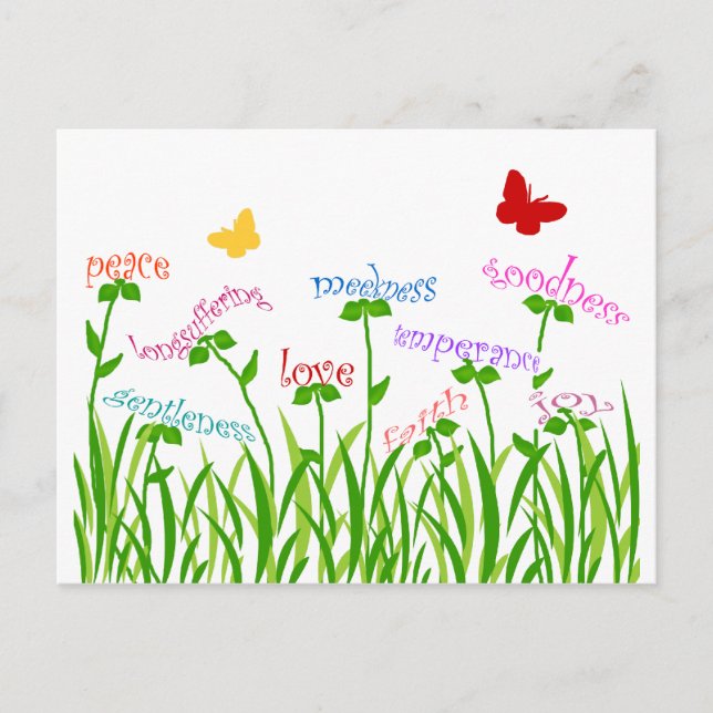 Carte Postale Fruits du jardin Spirit produits (Devant)