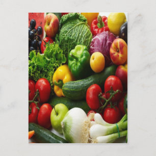 CARTE POSTALE FRUITS ET LÉGUMES
