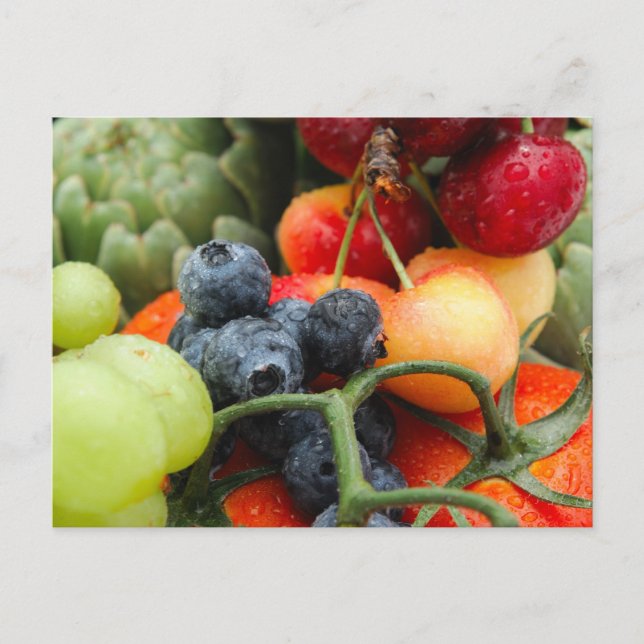 Carte Postale Fruits et légumes (Devant)