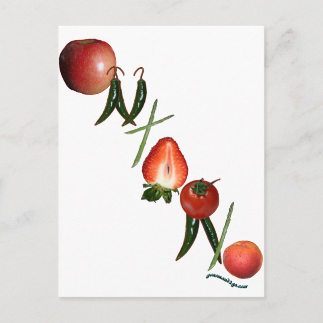 Carte Postale Fruits et légumes de l'Ontario (Devant)