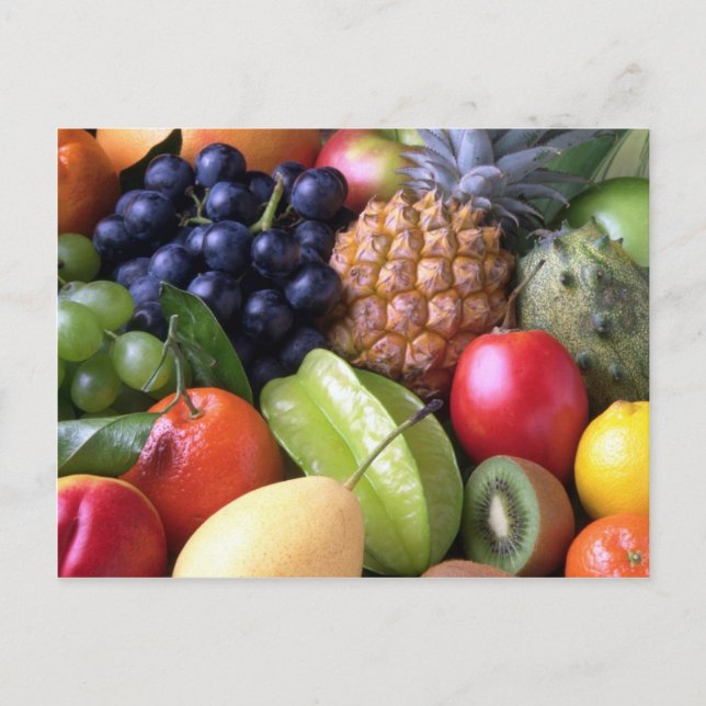 Carte Postale Fruits mixtes tropicaux (Devant)
