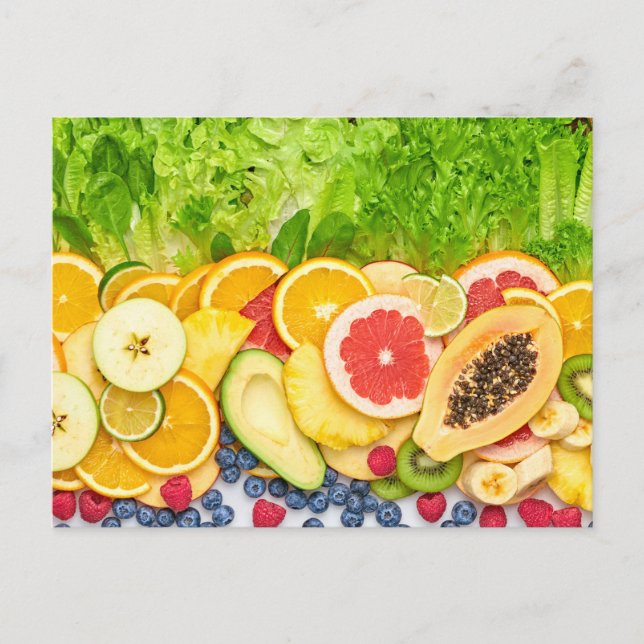 Carte Postale Fruits tropicaux (Devant)