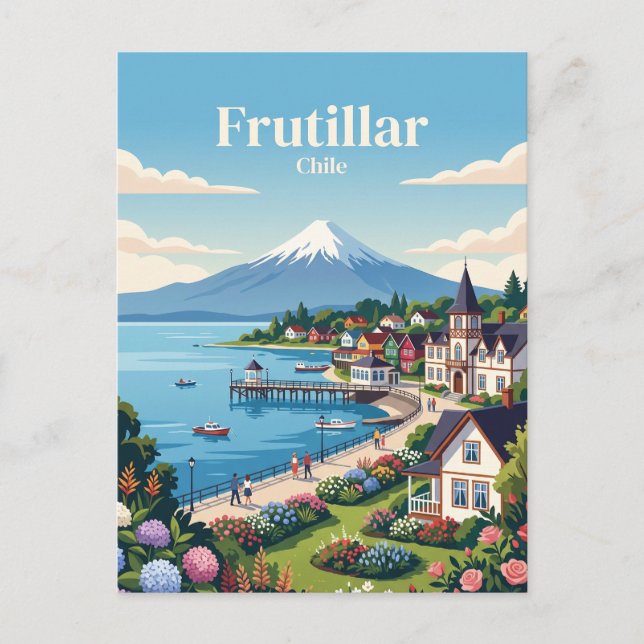 Carte Postale Frutillar Chili (Devant)