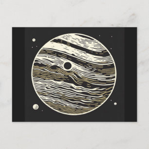 Carte Postale FSF Jupiter Woodcut 1