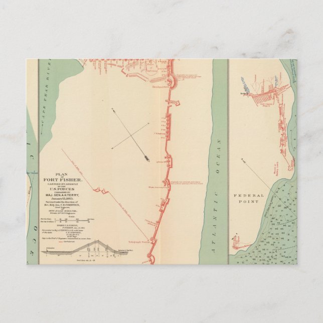 Carte Postale Ft Fisher (Devant)