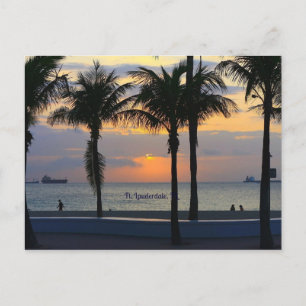 Carte Postale Ft. Lauderdale Sunrise