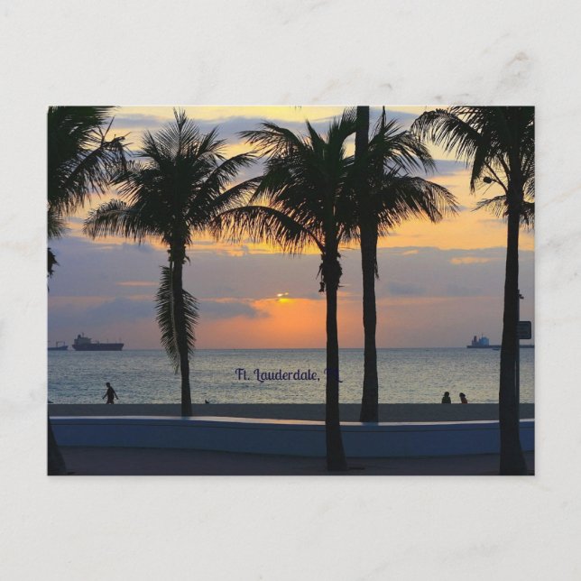 Carte Postale Ft. Lauderdale Sunrise (Devant)