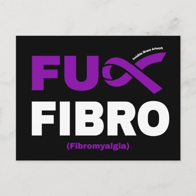 CARTE POSTALE FU FIBRO (Devant)