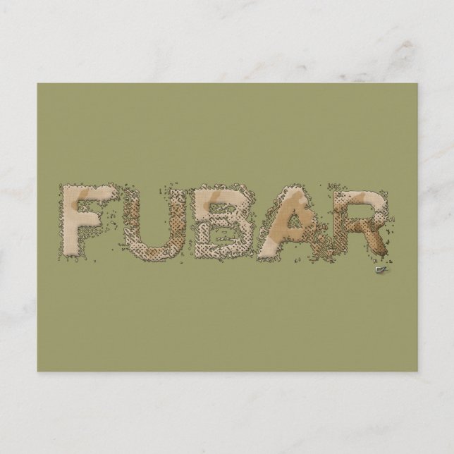CARTE POSTALE FUBAR (Devant)