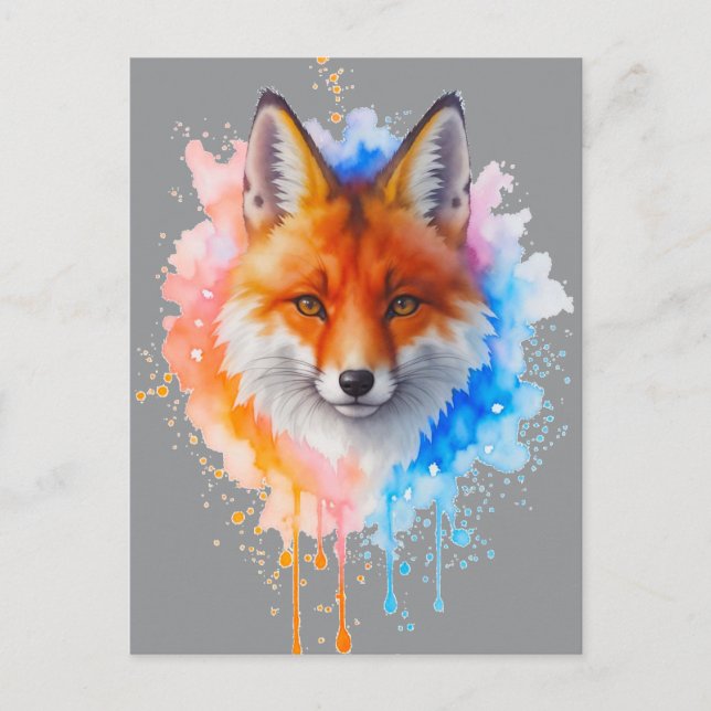 Carte Postale Fuchs (Devant)