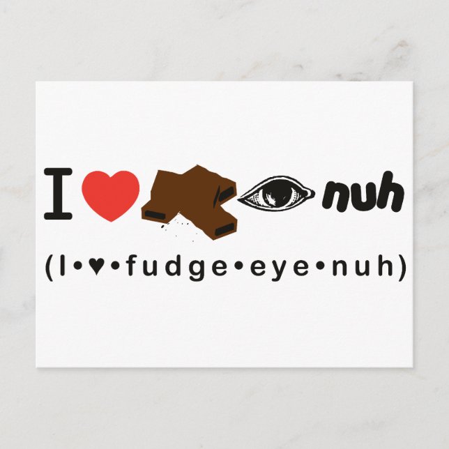 Carte Postale Fudge Eye Nuh (Devant)