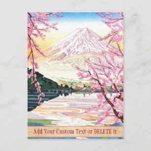 Carte Postale Fuji de Kawaguchi Okada Koichi shin hanga japan